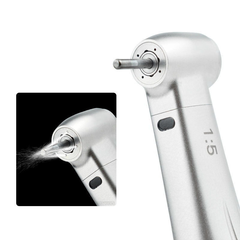 Dental 1:5 Faseroptik-Winkelstück – LED, Push-Button, 200.000 U/min, E-Typ