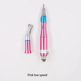 Quality Colorful Dental Low Speed Handpiece Kits Contra Angle Straight Handpiece