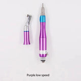 Quality Colorful Dental Low Speed Handpiece Kits Contra Angle Straight Handpiece